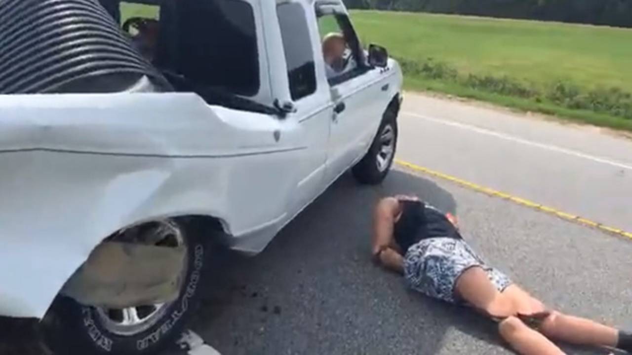 Sitting in back of pickup truck can be deadly ride, video